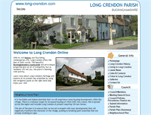 Tablet Screenshot of long-crendon.com
